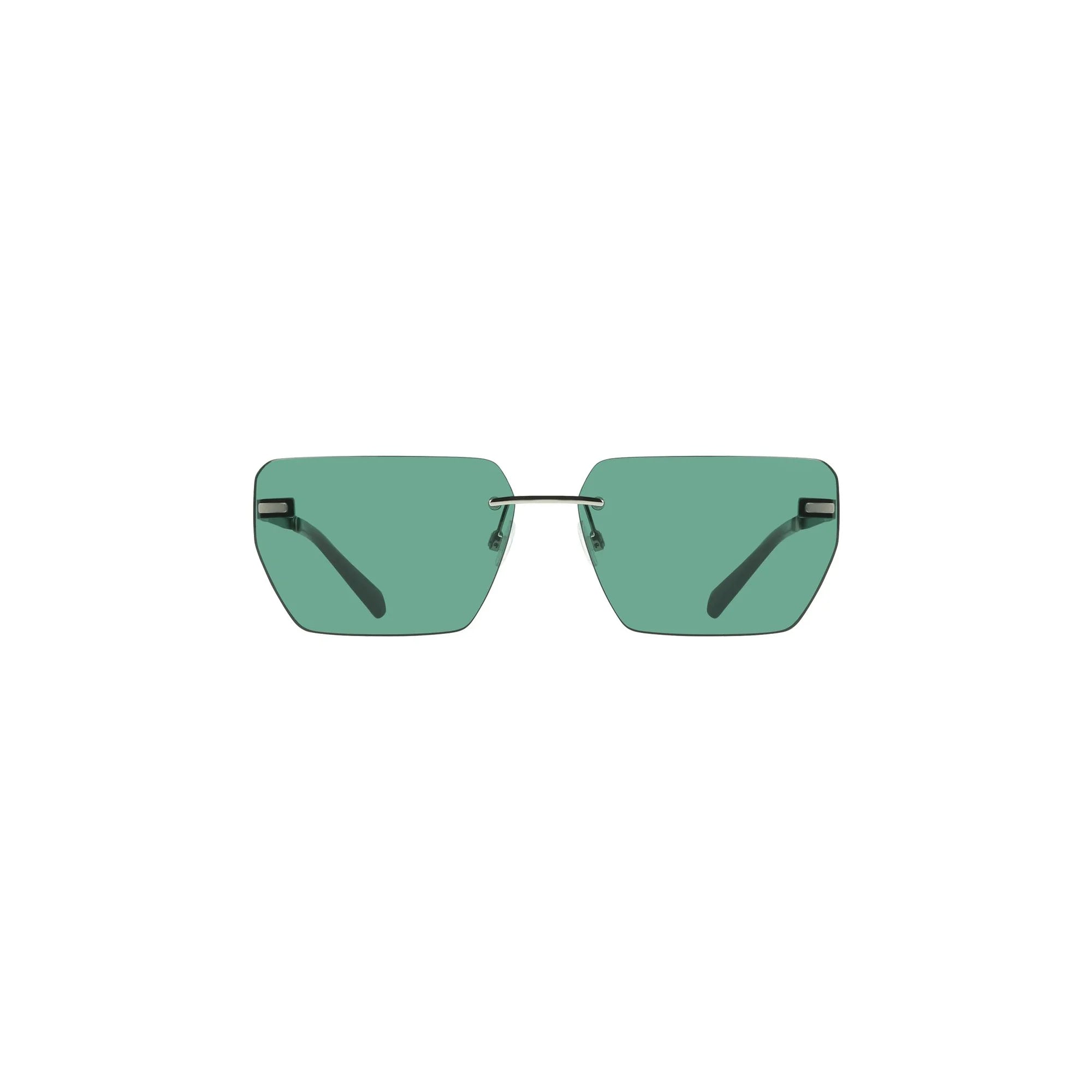Calvin Klein Occhiali da Sole Uomo Verde Lente Quadrata Logo - foto prodotto
